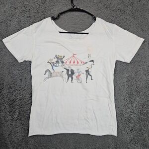 Unfortunate‎ Portrait Fashion Circus Graphic T-Shirt XS Organic Cotton